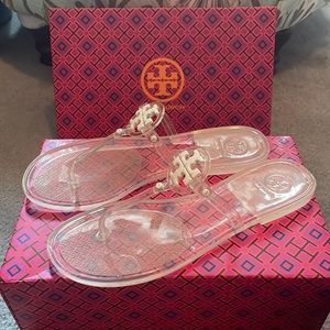Tory Burch Mini Miller Flat Jelly Thong Sandals